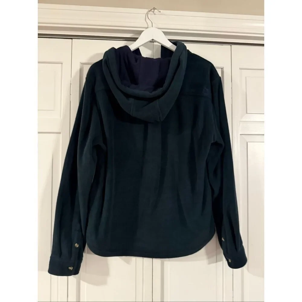 Levitate Baja fleece cozy green hooded pullover size small